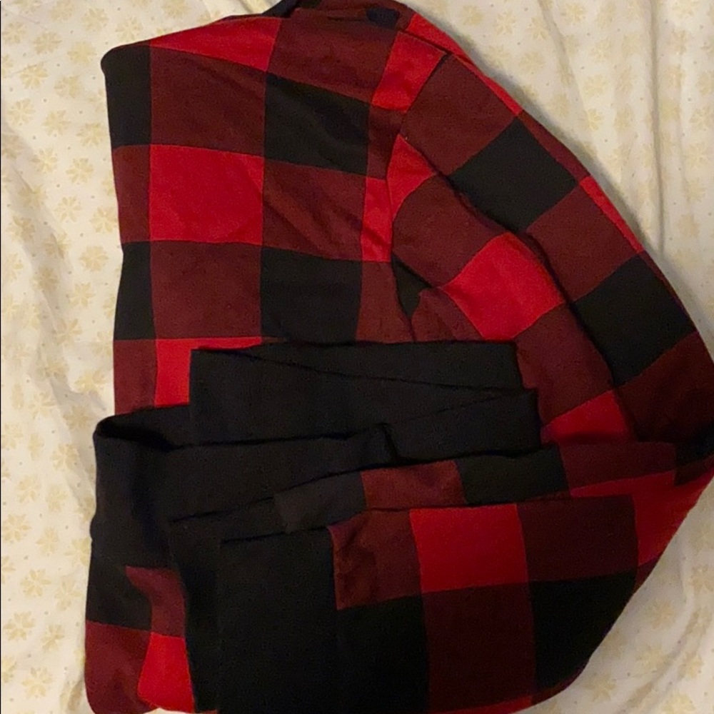 Plaid Sweatshirt Large